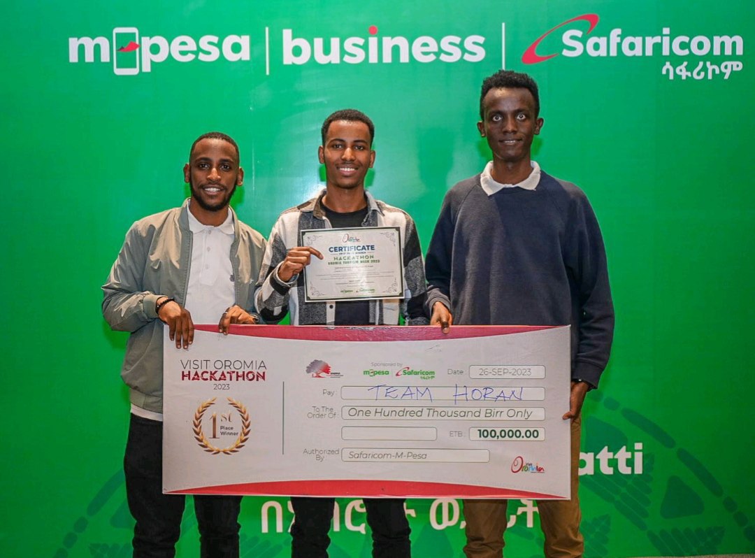 Team Horan Triumph at Visit Oromia Technology Hackathon 2023